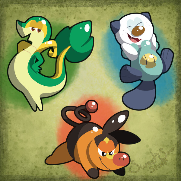 Pokemon Unova starters 2