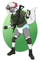 Commission for Neptune The Dog (Diaper)