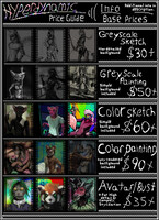 Commission Price Sheet