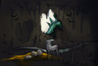 look behind you- oh no she's wearing earpods--