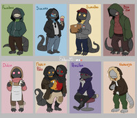 The whole gang