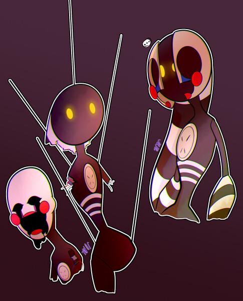 Five Nights at Freddy's Fanart - The Puppet by DarkWaltz -- Fur Affinity  [dot] net