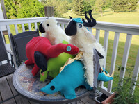 Vintage plush menagerie