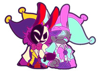 two jester buns