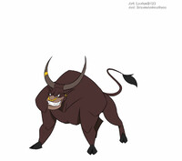 [GIF] Muscle growth of Oliver the Bull by LevionB123