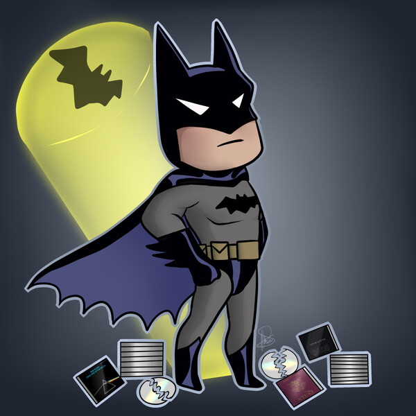 batman y bromista chibi