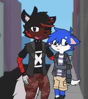 Crimson and Cerulean
