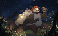 By the light of the fireflies