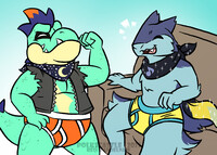 [Req] - Friendly "Muscle" Flexing (Alt)