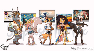 The Eeveelution squad (By Mieno) by Ranfox -- Fur Affinity [dot] net