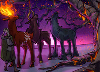 oh no the tree is on fire. how could this have happened