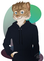 Liger (halfbody commission)