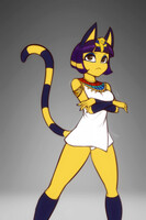 Warmup Doodle - Ankha