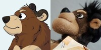 Claude the bear.