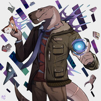 Ophilius the dimension jumper (Commission)