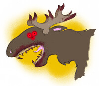 Scary Moose