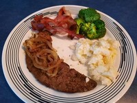 "Greek Style" Liver with Onions and BACON!