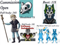 COMMISSIONS OPEN (for the first time)