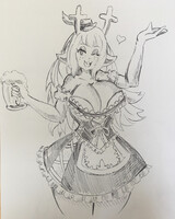 DeltaRune - Beer Girl Noelle Holiday