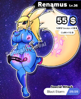 [SOLD] Renamon x Samus Fusión Adoptable