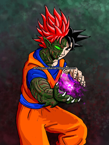  Goku malvado de WhiteGuardian -