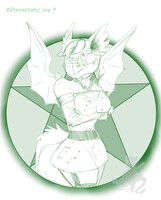 Inktober Dressuptober day 4