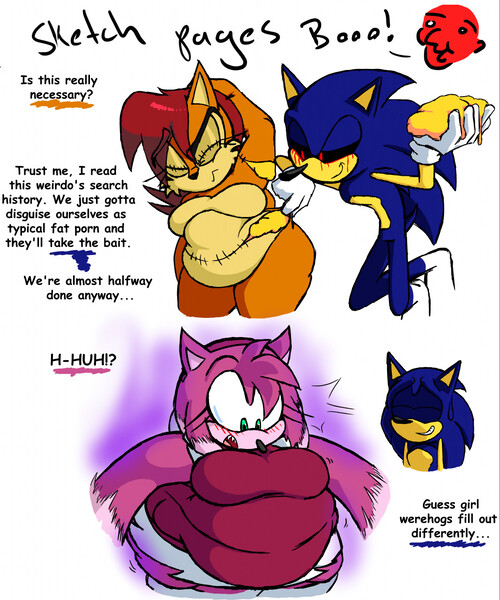 Extremely Pregnant Cream.Exe Amy.Exe And Sally.Exe by CutieBlondBoi305 --  Fur Affinity [dot] net