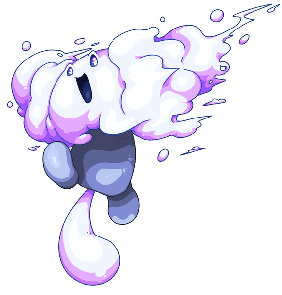 OC] I for one am excited to build a team of Cotton-Cloud-Fluff Pokemon :  r/pokemon