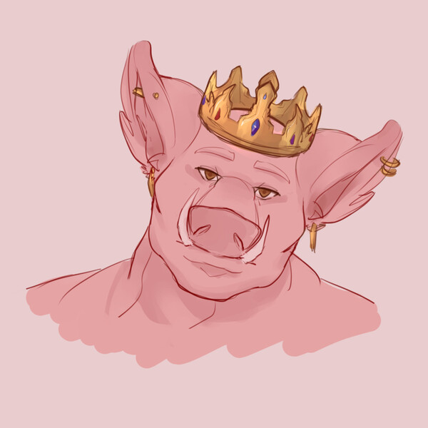 petition to make pigs have a crown if named Technoblade