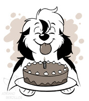 Inktober #12: Birthday cake