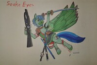 2015-_6-25 (single) My new MLP OC Snake Eyes