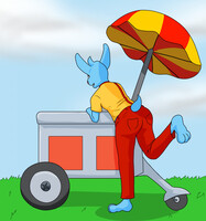 Undertober day 14: nice cream guy