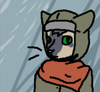 Lucky all bundled up