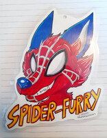 [Commission] Spiderfurry Badge