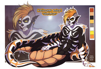 CLOSED Halloween Themed Naga Adopt "Skeleton"