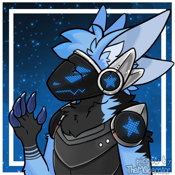 Dio pose protogen by DR4G0NW4RR10R -- Fur Affinity [dot] net