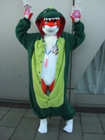 Asana put on DinosaurPajamas