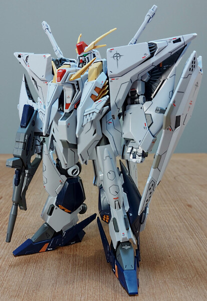 RX-105 Xi Gundam (1/144 scale HGUC) by Zeis -- Fur Affinity