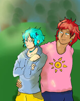 Humanized war & Gabu by Envy6