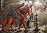 Commission - In front of the cross