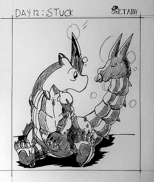 Inktober 2021 Day 12 by Zetaby2594 -- Fur Affinity [dot] net Inktober 2021 Day 12 by Zetaby2594