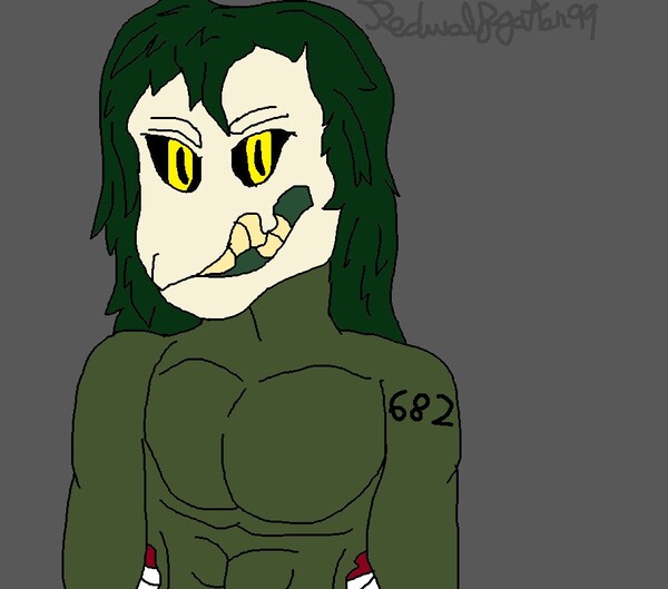 SCP-682 Female by BigWolf -- Fur Affinity [dot] net