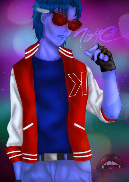 KAVINSKY - NIGHTCALL: Self-Portrait by ZeroTheArcticFox -- Fur Affinity  [dot] net