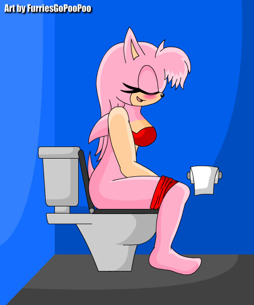 Beatrice on the toilet by FurriesGoPooPoo Fur Affinity dot net