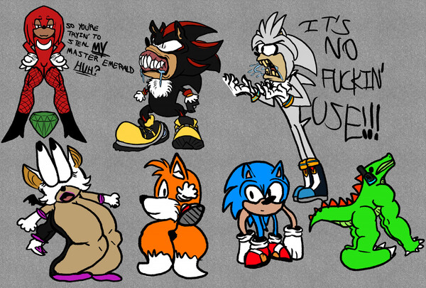 Rouge'd Sonic Characters by 10eleven -- Fur Affinity [dot] net