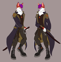 Autumn's Samurai outfit