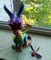 3D Printed Spyro and Sparx by SSWN