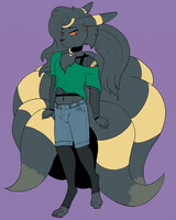 Bre, the Gay Moon Bnnuy-Fox