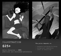 INKTOBER STYLE PRICE LIST