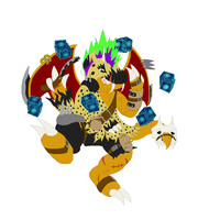 Unrelated custom digimon design